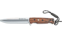 Couteau Puma IP Chispero 335615 lame 15cm manche bois de bocote + étui en cuir + allume-feu