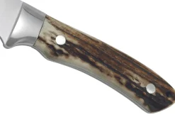 Couteau Puma IP Fenris Stag 306811 lame 10,3cm manche bois de cerf + étui en cuir