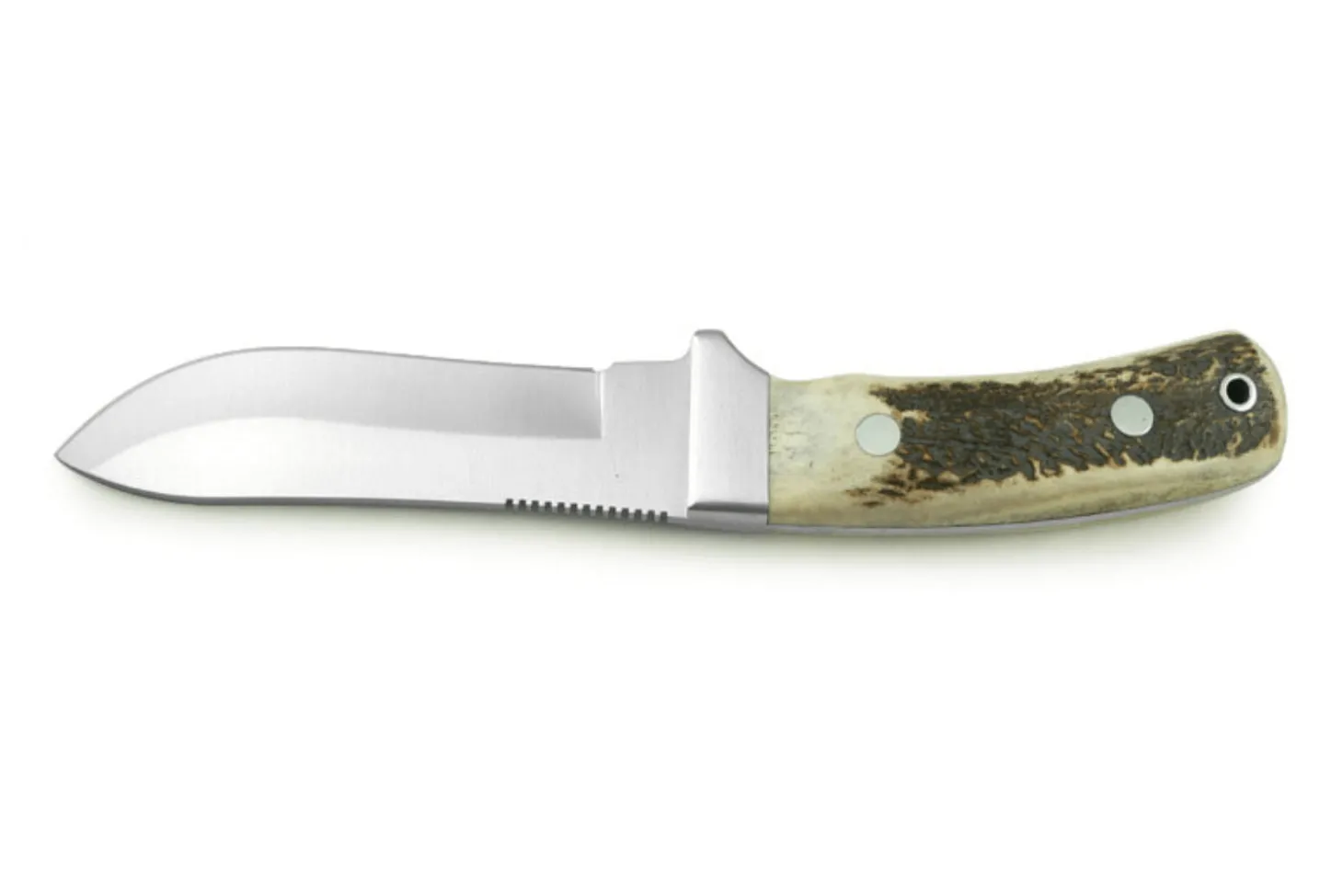Couteau Puma IP Montero Stag 329712 lame 12cm manche bois de cerf + étui en cuir