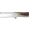 Couteau Puma IP Nordic I Stag 310712 lame 11,4cm manche bois de cerf + étui cuir