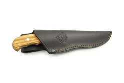 Couteau Puma IP Outdoor Hunter Olive 332211 lame 10,6cm manche olivier + étui en cuir
