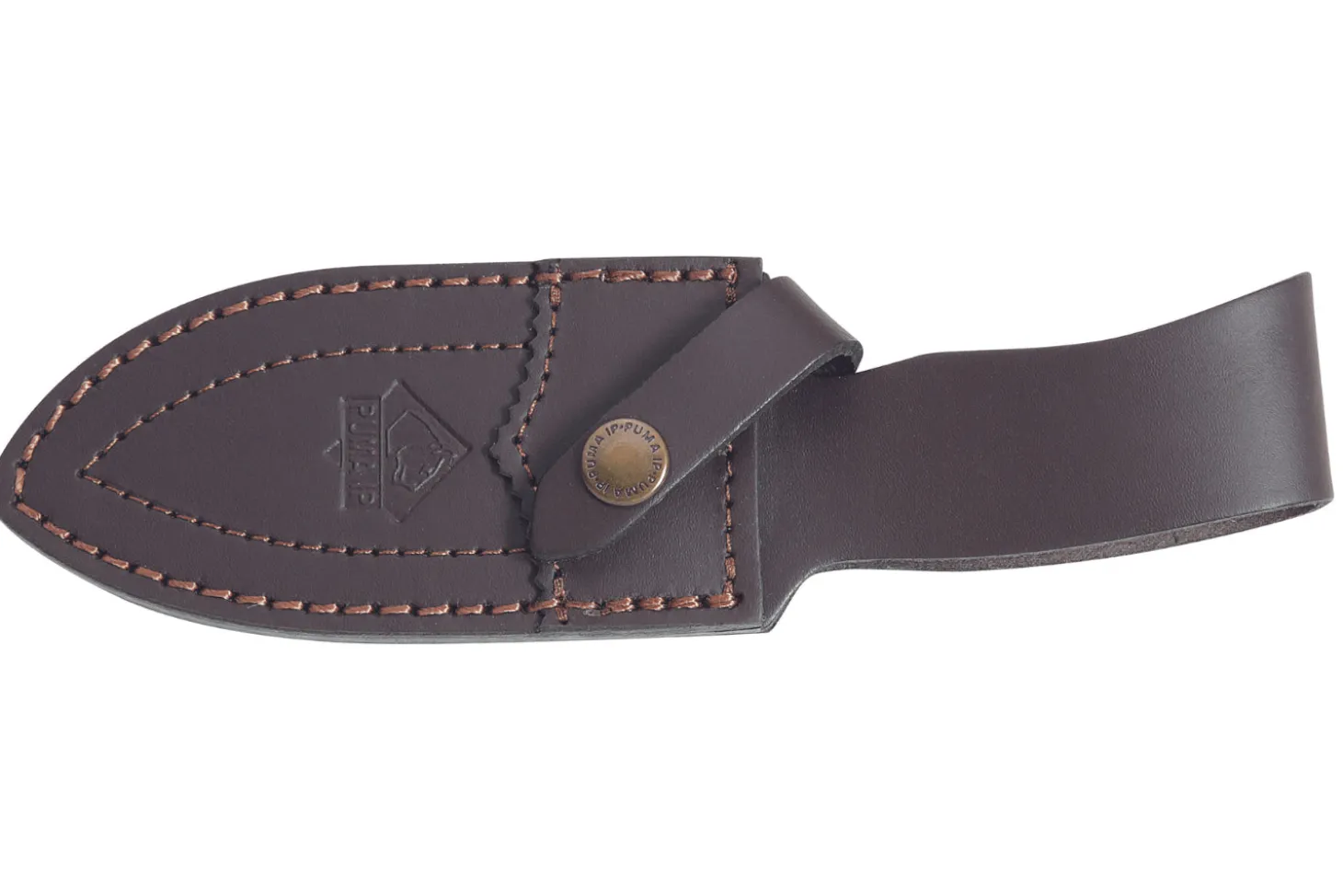 Couteau Puma IP Schwarzwild Olive 328212 lame guthook 12cm manche olivier + étui en cuir