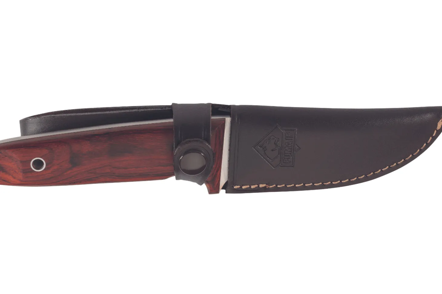 Couteau Puma IP Torero 322810 lame 10,2cm manche cocobolo + étui en cuir