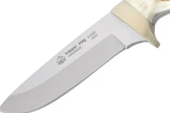 Couteau Puma IP Trapper Stag 309410 lame 11cm manche bois de cerf + étui en cuir