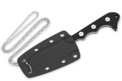 Couteau QSP Neckmuk 125A lame 7,3cm avec étui en kydex