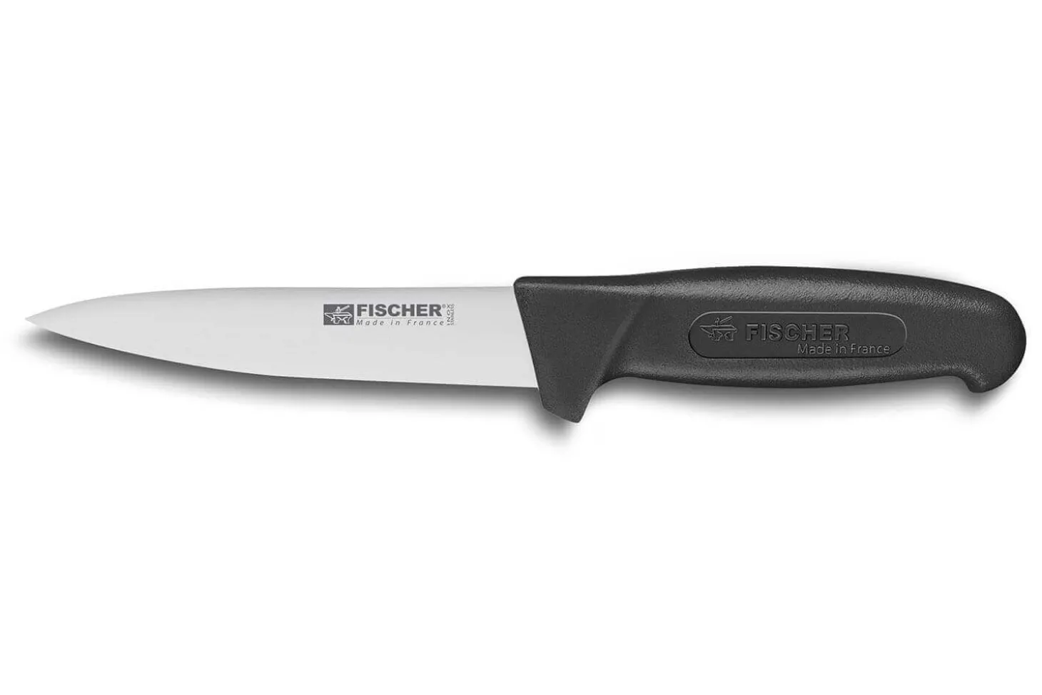 Couteau à saigner professionnel Fischer HACCP 14cm manche noir