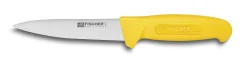 Couteau à saigner professionnel Fischer HACCP 14cm manche jaune