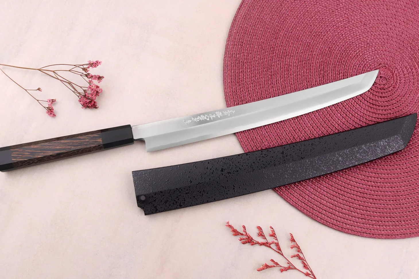 Couteau sakimaru 30cm japonais artisanal Sakai Takayuki Zangetsu