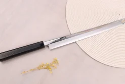 Couteau sakimaru 30cm japonais artisanal Kagekiyo Hirame VG10