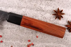 Couteau sakimaru Sayuto Séquoia San Mai martelé 20cm