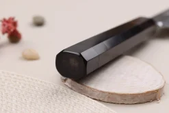 Couteau sakimaru takohiki japonais artisanal 30cm Sakai Takayuki Byakko manche en ébène + étui