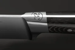 Couteau santoku alvéolé 13cm 32 Dumas Signature manche en micarta