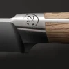 Couteau santoku alvéolé 13cm 32 Dumas Signature manche en chêne vert