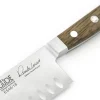 Couteau santoku alvéolé Güde Alpha Chêne 18cm en acier forgé