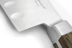Couteau santoku alvéolé Güde Alpha Chêne 18cm en acier forgé