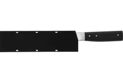 Couteau santoku alvéolé Kitchen Aid Gourmet lame en acier japonais 18cm + étui