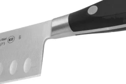 Couteau Santoku Arcos Riviera forgé lame alvéolée 18cm