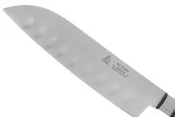 Couteau santoku Au Nain Pépite lame forgée alvéolée 20cm