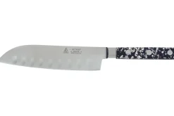 Couteau santoku Au Nain Pépite lame forgée alvéolée 20cm