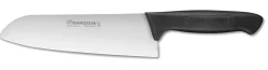 Couteau Santoku Bargoin Creative Chef 18cm manche surmoulé noir