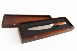 Couteau Santoku Chroma Dorimu Pure Damascus 17.5cm acier japonais 64 couches
