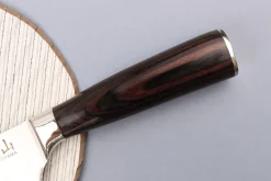 Couteau santoku 17cm alvéolé Kutoyama Black Pakka
