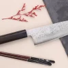 Couteau santoku 16,5cm japonais artisanal Makoto Kurosaki VG7 Damas