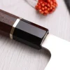 Couteau santoku 19,5cm japonais artisanal Sukenari HAP40 San Maï manche en bois de rose