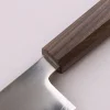 Couteau santoku 17cm japonais artisanal Wusaki Hikari SLD manche bubinga