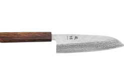 Couteau santoku 16,5cm japonais artisanal Yuzo Enju Damas 440C