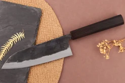 Couteau santoku 16,5cm japonais artisanal Yuzo Shinju BS2