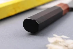 Couteau santoku 16,5cm japonais artisanal Toshihiro Wakui Aogami 2 damas laminé