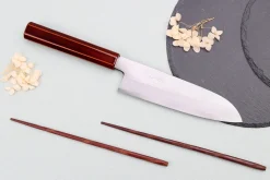 Couteau santoku 18cm japonais artisanal Hado Ginsan Kijiro