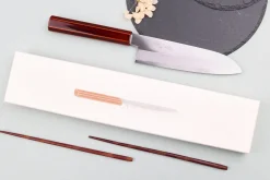 Couteau santoku 18cm japonais artisanal Hado Ginsan Kijiro