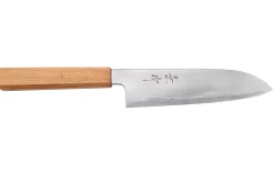 Couteau santoku 18cm japonais artisanal Kagekiyo Sakura Ginsan