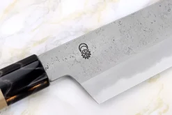 Couteau santoku 18cm japonais artisanal Sakai Kikumori Kikuzuki Rin