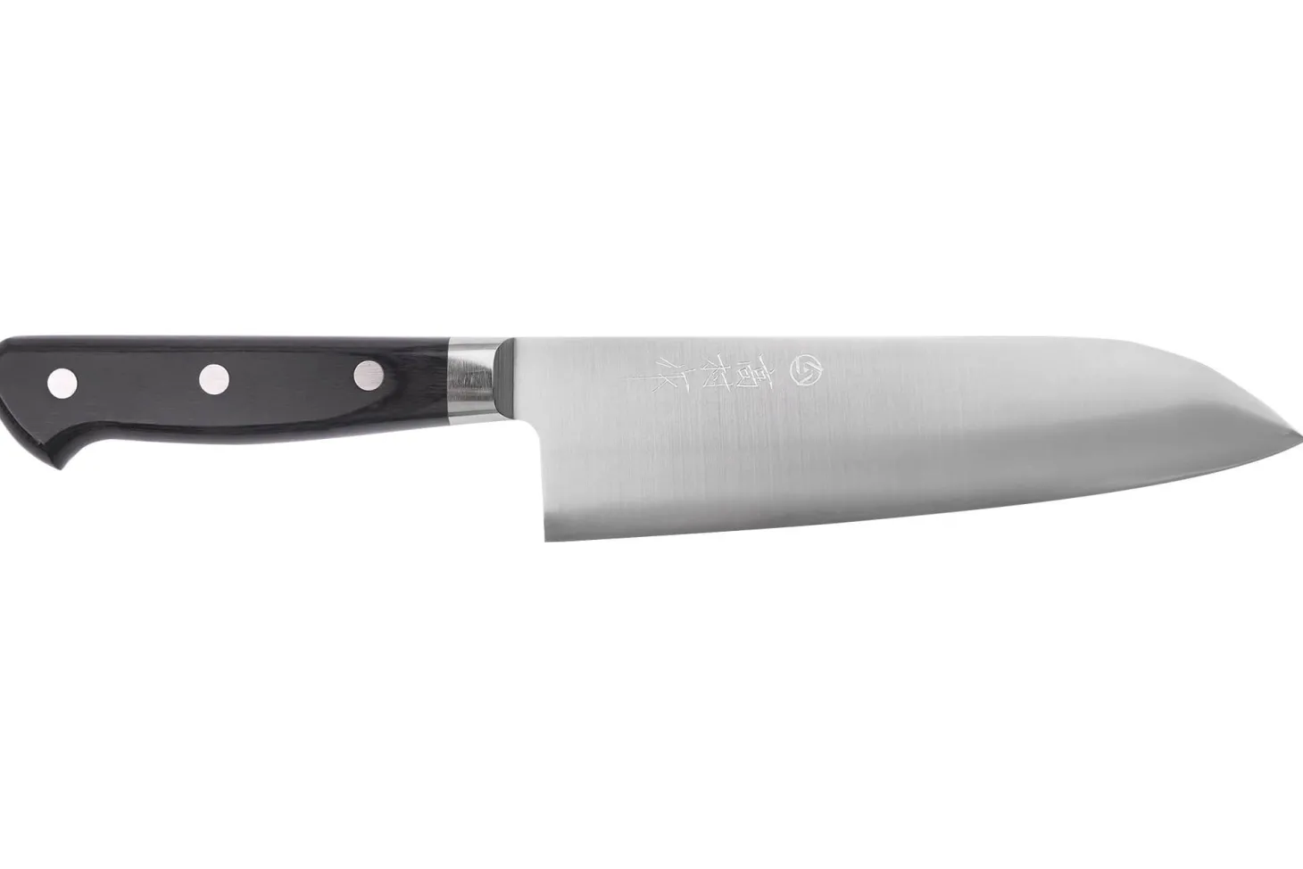 Couteau santoku 16,5cm japonais artisanal Takamura VG10 Poli