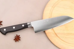 Couteau santoku 16,5cm japonais artisanal Takamura VG10 Poli