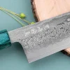 Couteau santoku 16,5cm japonais artisanal Makoto Kurosaki Kodama VG10