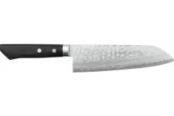 Couteau santoku 16,5cm japonais artisanal Masutani VG10 Damas