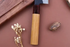 Couteau santoku 16,5cm japonais Sakai Takayuki AS brut de forge