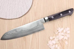 Couteau santoku 18cm japonais Satake Cutlery damas 69 couches
