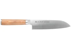 Couteau santoku 17cm japonais Satake Cutlery Pakkawood