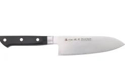 Couteau santoku 17cm japonais Satake Cutlery Black Pakkawood