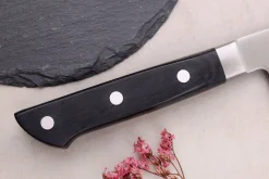 Couteau santoku 17cm japonais Satake Cutlery Black Pakkawood