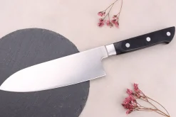 Couteau santoku 17cm japonais Satake Cutlery Black Pakkawood