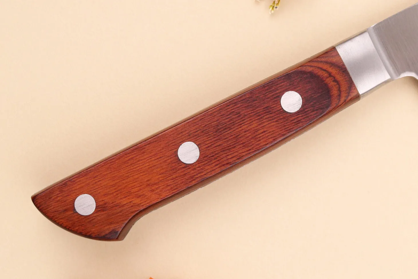 Couteau santoku 15cm japonais Satake Cutlery Brown Pakkawood