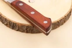 Couteau santoku 15cm japonais Satake Cutlery Brown Pakkawood