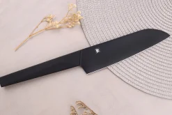 Couteau santoku 17cm japonais Satake Cutlery Black