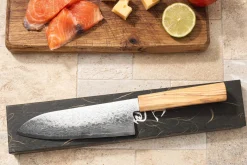 Couteau santoku 18cm japonais Yuzo Ryuho Damas SG2